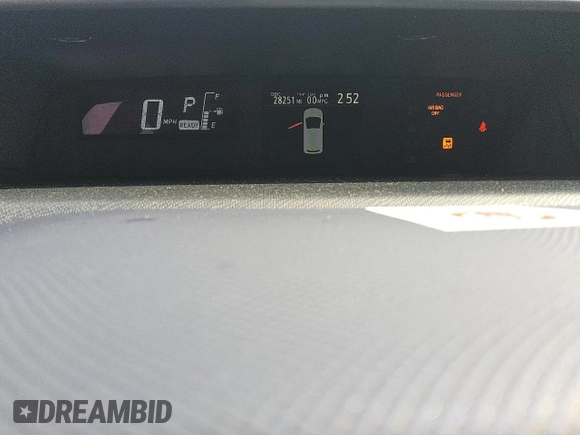 2016 Toyota Prius One with VIN JTDKDTB30G1121010, listed as a Copart auction lot 52892075 with 28,251 mi miles and Clean Title. Bid and sale history available at DreamBid. Image 9.
