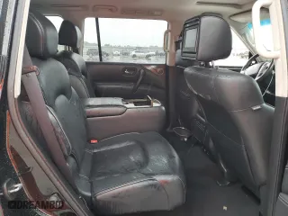 2016 Infiniti QX80 with VIN JN8AZ2NE4G9121795, listed as a Copart auction lot 69585904 with 158,465 mi miles and Salvage Title. Bid and sale history available at carsss.com. Image 10.