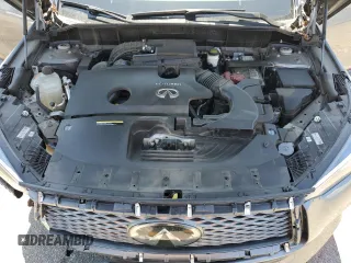 2021 Infiniti QX50 Luxe with VIN 3PCAJ5BA4MF108083, listed as a Copart auction lot 55128045 with 45,572 mi miles and Salvage title. Bid and sale history available at DreamBid. Image 12.