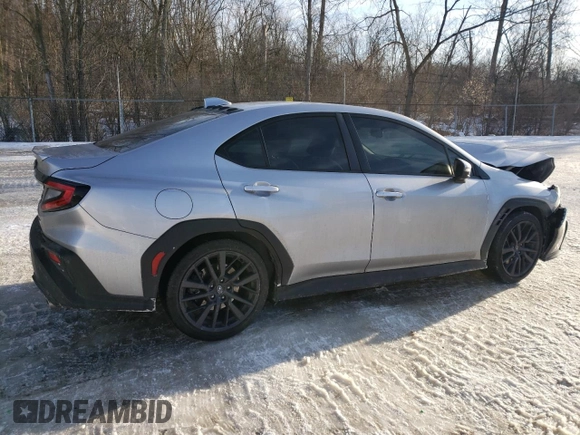 2022 Subaru WRX Limited with VIN JF1VBAN66N8033117, listed as a Copart auction lot 42981445 with 24,959 mi miles and Salvage Title. Bid and sale history available at carsss.com. Image 3.