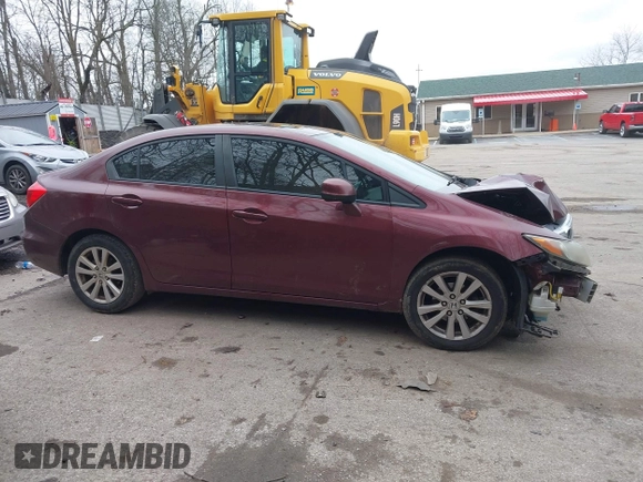 2012 Honda Civic EX with VIN 2HGFB2F83CH543244, listed as a IAAI auction lot 42009226 with 106,175 mi miles and . Bid and sale history available at DreamBid. Image 14.