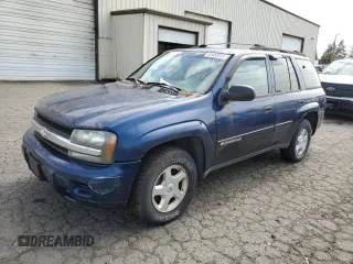 2002 Chevrolet TrailBlazer LTZ with VIN 1GNDT13S522363937, listed as a Copart auction lot 52463815 with 167,889 mi miles and Clean Title. Bid and sale history available at DreamBid. Image 1.