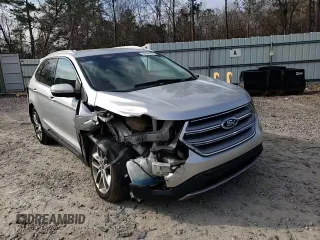 2016 Ford Edge Titanium with VIN 2FMPK3K91GBB47650, listed as a Copart auction lot 44604005 with 55,156 mi miles and Salvage Title. Bid and sale history available at carsss.com. Image 12.
