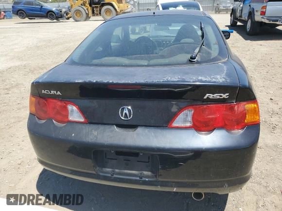 2002 Acura RSX Auto with VIN JH4DC54842C041110, listed as a Copart auction lot 57533595 with 84,352 mi miles and Clean title. Bid and sale history available at DreamBid. Image 6.