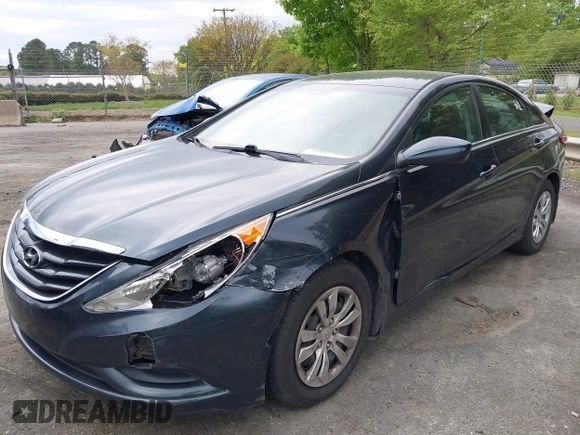 2013 Hyundai Sonata GLS with VIN 5NPEB4AC0DH606973, listed as a IAAI auction lot 42027694 with 243,935 mi miles and . Bid and sale history available at carsss.com. Image 2.
