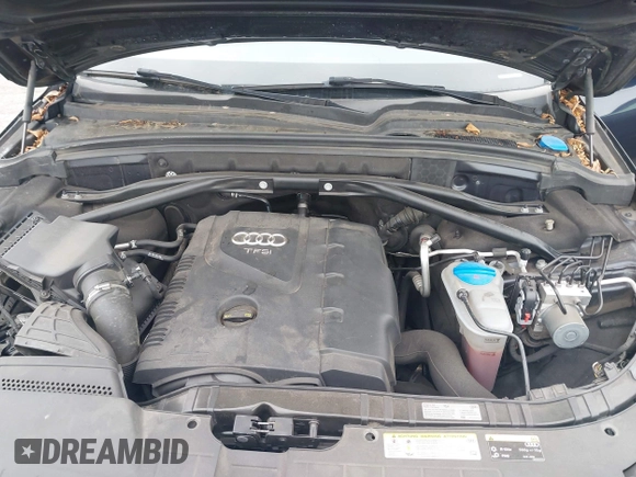 2017 Audi Q5 Premium Plus with VIN WA1L2AFP3HA002472, listed as a IAAI auction lot 42543924 with 114,098 mi miles and . Bid and sale history available at DreamBid. Image 10.