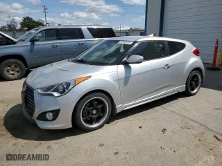 2016 Hyundai Veloster Turbo with VIN KMHTC6AE1GU263159, listed as a Copart auction lot 53990535 with 116,151 mi miles and Clean Title. Bid and sale history available at carsss.com. Image 1.