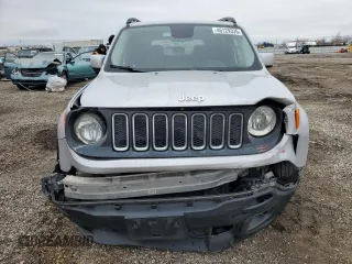 2017 Jeep Renegade Latitude with VIN ZACCJABB5HPF30386, listed as a Copart auction lot 46129335 with 169,868 mi miles and Salvage Title. Bid and sale history available at carsss.com. Image 5.