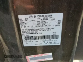 2009 Ford F-150 STX with VIN 1FTRX14849FA73732, listed as a Copart auction lot 59317545 with 162,744 mi miles and Salvage title. Bid and sale history available at DreamBid. Image 12.