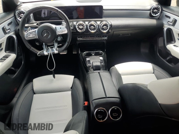 2020 Mercedes-Benz CLA with VIN WDD5J5BB3LN063668, listed as a Copart auction lot 62834624 with 0 mi miles and Salvage Title. Bid and sale history available at carsss.com. Image 8.