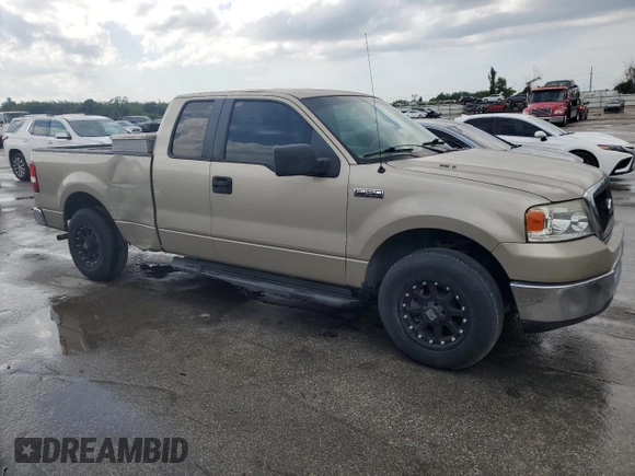 2007 Ford F-150 XL with VIN 1FTPX12V37KC18697, listed as a Copart auction lot 59125105 with 158,579 mi miles and Clean title. Bid and sale history available at DreamBid. Image 4.