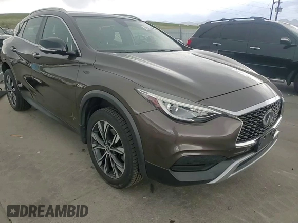 2019 Infiniti QX30 Luxe with VIN SJKCH5CR1KA009121, listed as a Copart auction lot 55252695 with 95,931 mi miles and Salvage title. Bid and sale history available at DreamBid. Image 15.