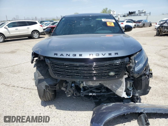 2024 Land Rover Range Rover Velar Dynamic SE с VIN SALYL2EX3RA369205, выставлен на аукционе Copart как лот 64060145 с пробегом 7 769 миль миль и Списание • Salvage title. История ставок и продаж доступна на DreamBid. Изображение 5.