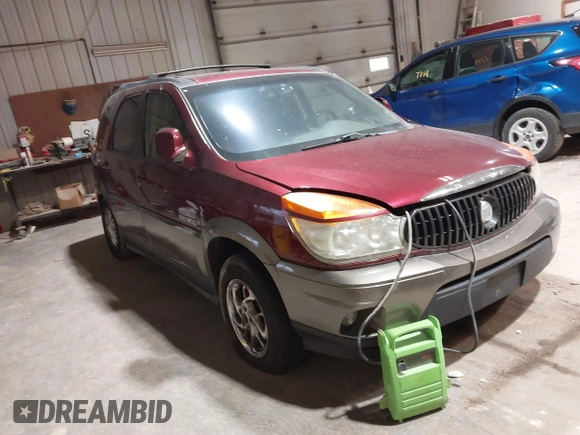 2002 Buick Rendezvous CXL with VIN 3G5DB03E02S505591, listed as a IAAI auction lot 41546574 with 190,657 mi miles and . Bid and sale history available at DreamBid. Image 1.