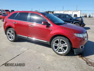 2013 Lincoln MKX with VIN 2LMDJ6JK2DBL35945, listed as a Copart auction lot 47846535 with 185,064 mi miles and Salvage Title. Bid and sale history available at carsss.com. Image 4.