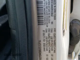 2015 FIAT 500L Urbana Trekking with VIN ZFBCFADHXFZ032494, listed as a Copart auction lot 78280594 with 129,513 mi miles and Salvage Title. Bid and sale history available at carsss.com. Image 12.