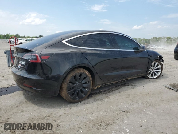 2018 Tesla Model 3 Long Range Battery z VIN 5YJ3E1EBXJF146293, wystawiony jako Copart lot #55349015 z przebiegiem 91 808 mil mil oraz Szkoda całkowita • Salvage title. Historia ofert i sprzedaży dostępna na DreamBid. Obrazek 3.