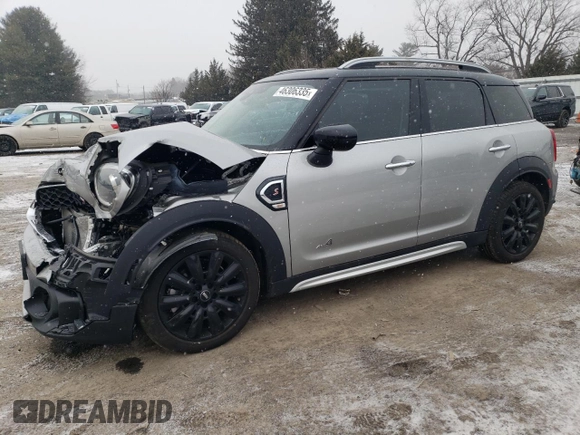 2024 MINI Countryman Cooper S with VIN WMZ83BR01R3S11454, listed as a Copart auction lot 46306335 with 14,667 mi miles and Salvage Title. Bid and sale history available at carsss.com. Image 1.