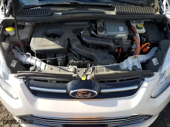 2017 Ford C-Max Energi Titanium with VIN 1FADP5FU2HL105756, listed as a Copart auction lot 43959905 with 78,631 mi miles and Salvage Title. Bid and sale history available at carsss.com. Image 12.