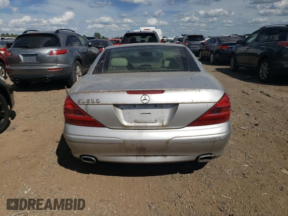2003 Mercedes-Benz SL 500 z VIN WDBSK75F13F032092, wystawiony jako Copart lot #75596144 z przebiegiem 43 508 mil mil oraz Nie do naprawy • Non repairable. Historia ofert i sprzedaży dostępna na DreamBid. Obrazek 10.