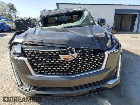 2021 Cadillac Escalade Premium Luxury with VIN 1GYS4CKL6MR249968, listed as a Copart auction lot 47406705 with 28,937 mi miles and Salvage title. Bid and sale history available at DreamBid. Image 5.