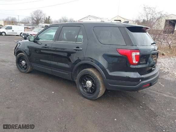 2019 Ford Police Interceptor Utility with VIN 1FM5K8AR8KGB23661, listed as a IAAI auction lot 41745072 with 199,251 mi miles. Bid and sale history available at carsss.com. Image 3.