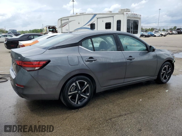 2024 Nissan Sentra SV with VIN 3N1AB8CV7RY354799, listed as a Copart auction lot 55519525 with 21,175 mi miles and Clean Title. Bid and sale history available at DreamBid. Image 3.