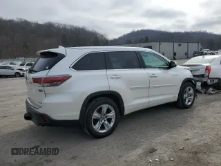 2016 Toyota Highlander Hybrid Limited with VIN 5TDDCRFH8GS017226, listed as a Copart auction lot 42596544 with 148,217 mi miles. Bid and sale history available at carsss.com. Image 3.