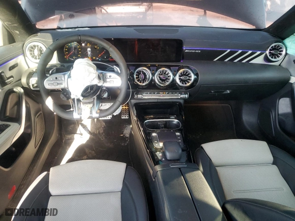 2022 Mercedes-Benz CLA with VIN W1K5J5DB2NN304801, listed as a Copart auction lot 71158614 with 43,682 mi miles and Salvage Title. Bid and sale history available at carsss.com. Image 8.