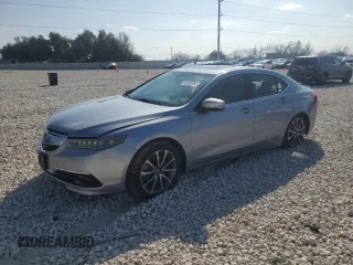 2016 Acura TLX V6 with VIN 19UUB2F35GA003829, listed as a Copart auction lot 44082455 with 85,650 mi miles and Salvage Title. Bid and sale history available at carsss.com. Image 1.