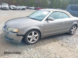 2003 Audi A4 1.8T with VIN WAUAC48H13K028750, listed as a IAAI auction lot 41539326 with 215,152 mi miles. Bid and sale history available at carsss.com. Image 2.