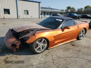 2008 Chevrolet Corvette with VIN 1G1YY36W085133423, listed as a Copart auction lot 76005474 with 86,494 mi miles and Salvage Title. Bid and sale history available at carsss.com. Image 1.