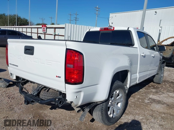 2022 Chevrolet Colorado 2WD LT z VIN 1GCGSCEN5N1242413, wystawiony jako IAAI lot #41228029 z przebiegiem 37 144 mil mil oraz . Historia ofert i sprzedaży dostępna na DreamBid. Obrazek 4.