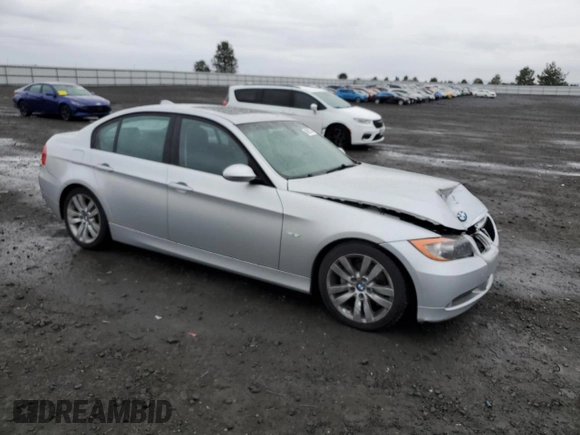 2006 BMW 3 Series 325i with VIN WBAVB135X6KX50190, listed as a Copart auction lot 48983335 with 134,295 mi miles and Salvage Title. Bid and sale history available at carsss.com. Image 4.