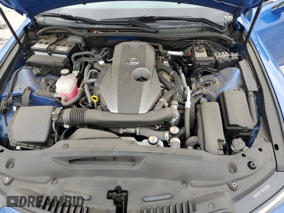 2022 Lexus IS with VIN JTHAA1D26N5122731, listed as a Copart auction lot 50445945 with 42,388 mi miles and Salvage Title. Bid and sale history available at carsss.com. Image 12.
