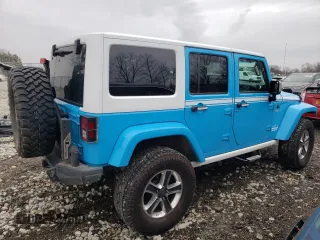 2017 Jeep Wrangler Unlimited Sahara with VIN 1C4BJWEG3HL631057, listed as a Copart auction lot 48070355 with 88,477 mi miles and Salvage title. Bid and sale history available at DreamBid. Image 3.