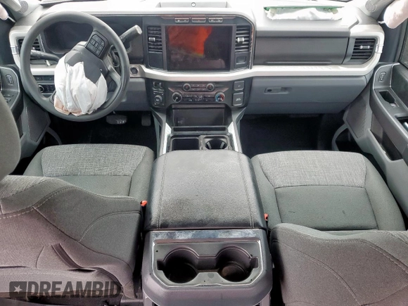 2024 Ford F-250 XL with VIN 1FT8W2BT6REF68788, listed as a Copart auction lot 60738115 with 7,842 mi miles and Salvage title. Bid and sale history available at DreamBid. Image 8.
