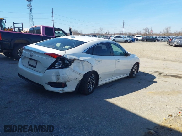 2018 Honda Civic EX with VIN 2HGFC2F75JH511025, listed as a IAAI auction lot 41768733 with 56,707 mi miles and . Bid and sale history available at DreamBid. Image 4.