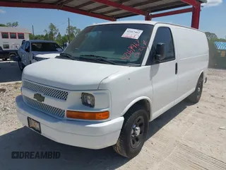 2011 Chevrolet Express Cargo with VIN 1GCSGAFX3B1172096, listed as a IAAI auction lot 42167462 with 228,858 mi miles and . Bid and sale history available at DreamBid. Image 2.