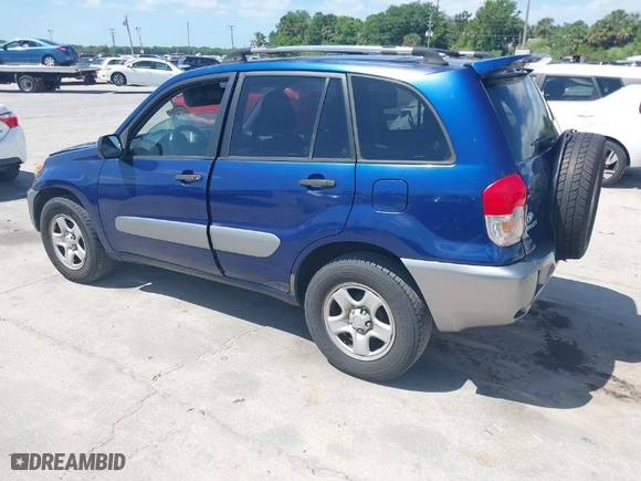 2003 Toyota RAV4 with VIN JTEGH20V430090767, listed as a IAAI auction lot 41955504 with 274,510 mi miles. Bid and sale history available at carsss.com. Image 3.
