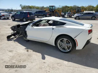 2016 Chevrolet Corvette 1LT with VIN 1G1YB2D73G5112975, listed as a Copart auction lot 48231485 with 44,038 mi miles and Clean Title. Bid and sale history available at carsss.com. Image 2.