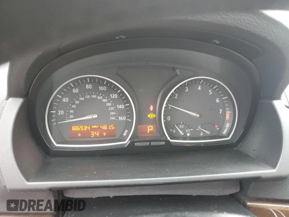 2009 BMW X3 xDrive30i with VIN WBXPC93409WJ30690, listed as a Copart auction lot 44971205 with 0 mi miles and Salvage Title. Bid and sale history available at carsss.com. Image 9.