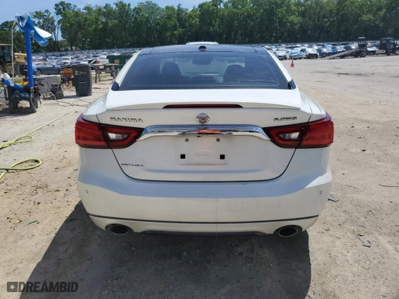 2017 Nissan Maxima SV with VIN 1N4AA6APXHC380979, listed as a Copart auction lot 51933945 with 204,159 mi miles and Salvage Title. Bid and sale history available at carsss.com. Image 6.