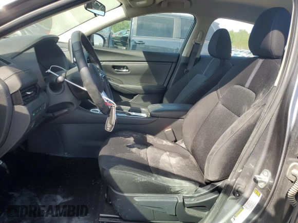 2024 Nissan Sentra SV with VIN 3N1AB8CV7RY223419, listed as a Copart auction lot 55936995 with 21,623 mi miles and Salvage title. Bid and sale history available at DreamBid. Image 7.