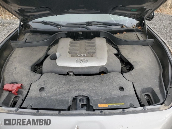 2011 Infiniti FX with VIN JN8BS1MW7BM170136, listed as a Copart auction lot 50385225 with Not provided miles and Salvage title. Bid and sale history available at DreamBid. Image 12.