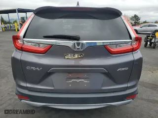 2017 Honda CR-V EX-L with VIN 2HKRW2H82HH604479, listed as a Copart auction lot 53005345 with 55,844 mi miles and Salvage Title. Bid and sale history available at carsss.com. Image 6.
