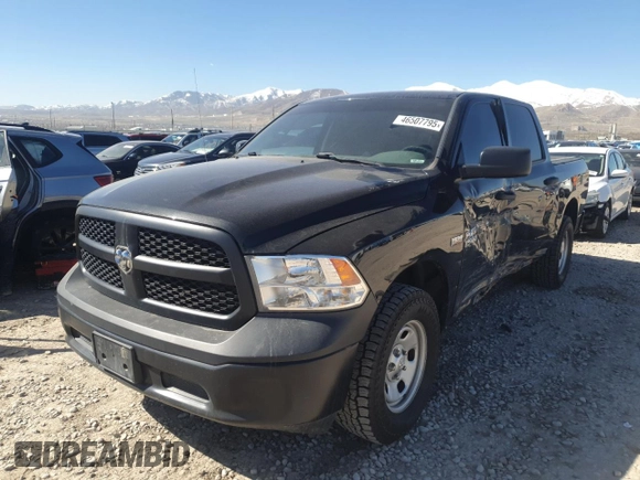 2017 Ram 1500 SSV with VIN 1C6RR7XT0HS813111, listed as a Copart auction lot 46507795 with 78,012 mi miles and Salvage title. Bid and sale history available at DreamBid. Image 1.
