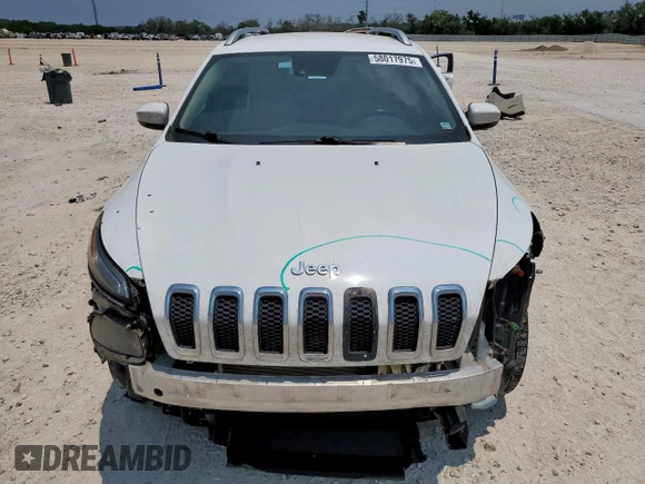 2016 Jeep Cherokee Limited with VIN 1C4PJMDS4GW249150, listed as a Copart auction lot 58017975 with 109,953 mi miles and Salvage title. Bid and sale history available at DreamBid. Image 5.