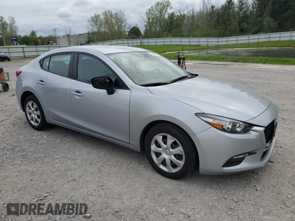 2017 Mazda 3 Sport with VIN 3MZBN1U78HM108749, listed as a Copart auction lot 56848245 with 73,819 mi miles and Salvage Title. Bid and sale history available at DreamBid. Image 4.