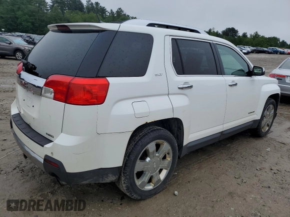2011 GMC Terrain SLT-2 with VIN 2CTFLXE59B6313237, listed as a Copart auction lot 60635735 with 175,012 mi miles and Clean title. Bid and sale history available at DreamBid. Image 3.